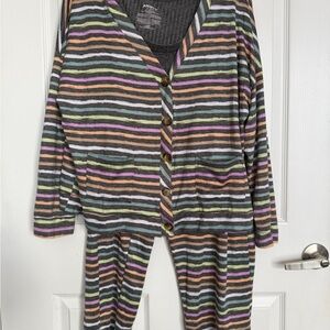 Striped Pajamas Set